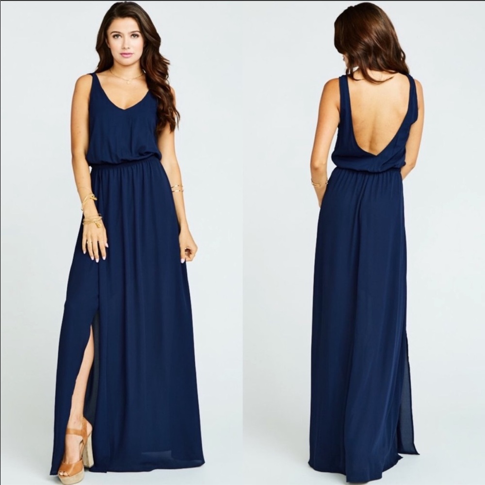 Show Me Your Mumu Navy Kendall Bridesmaid Dress M